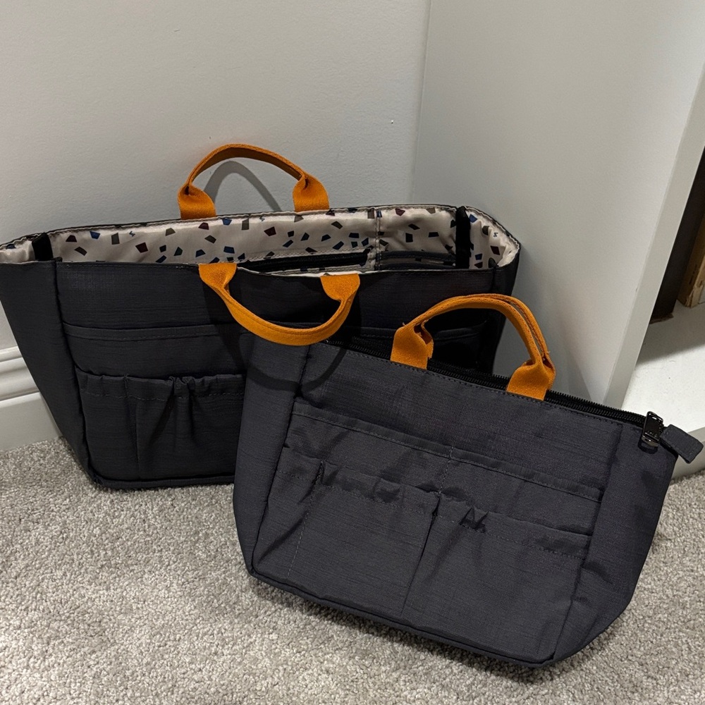 🧡 🩶 lug chariot 3 bag set EUC